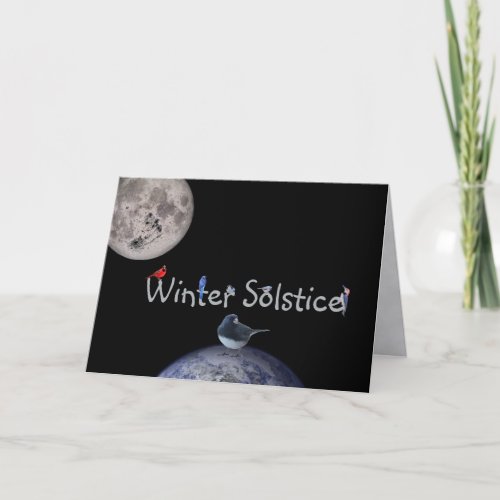 Winter Solstice Holiday Greetings from Nature Card