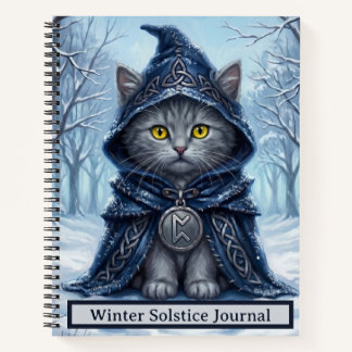 Winter Solstice Journal | Cat Yule Notebook