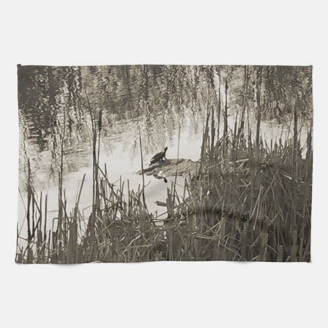 Winter Solstice Kitchen Towel (Horizontal)