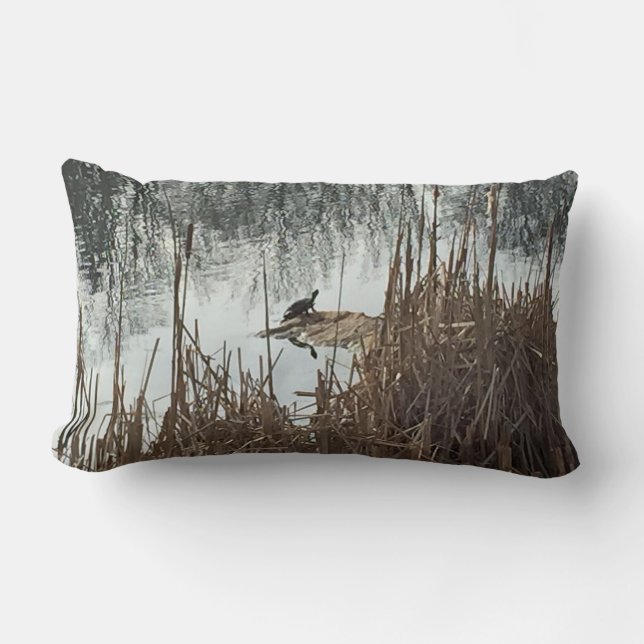 Winter Solstice Lumbar Pillow (Front)