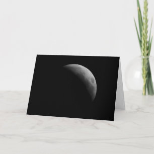 Winter solstice lunar eclipse card