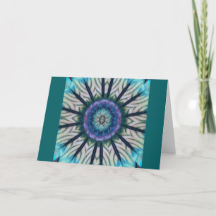 "Winter Solstice" Mandala Greeting Card