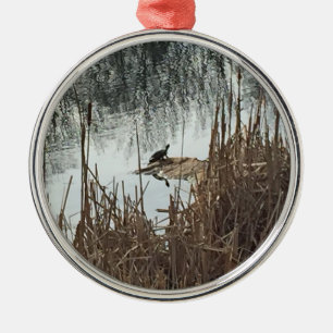 Winter Solstice Metal Ornament