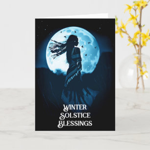 Winter Solstice Native American Ethnic Bohemian Card