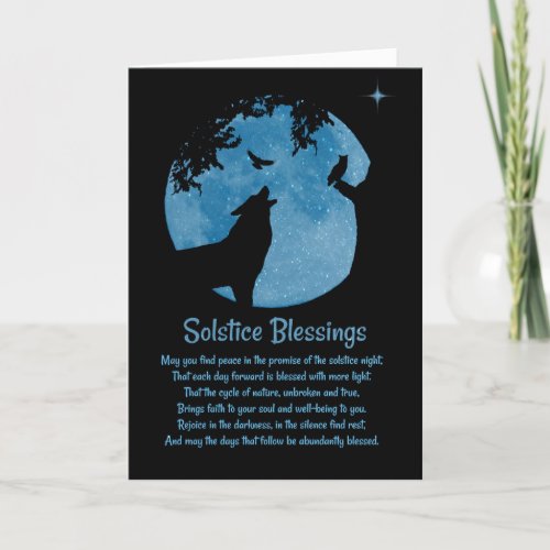 Winter Solstice Native American Inspired Card