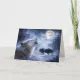 Solstice Theme Winter Solstice North American Wildlife Wolf Moon Holiday Card | Zazzle
