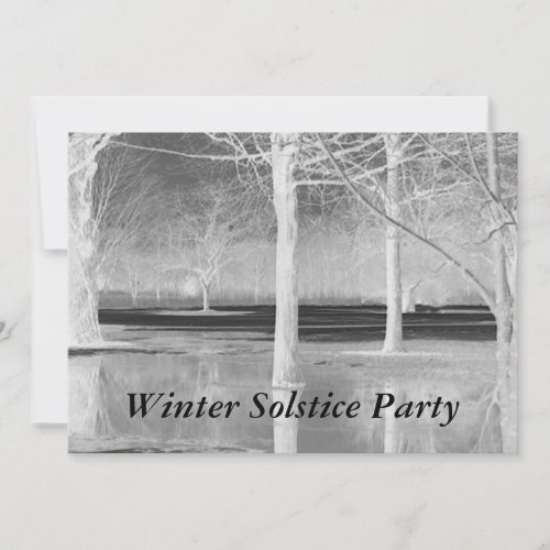 Winter Solstice Party Invitation