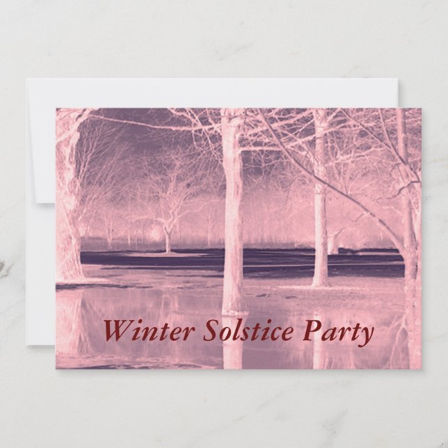 Winter Solstice Party Invitation (Front)