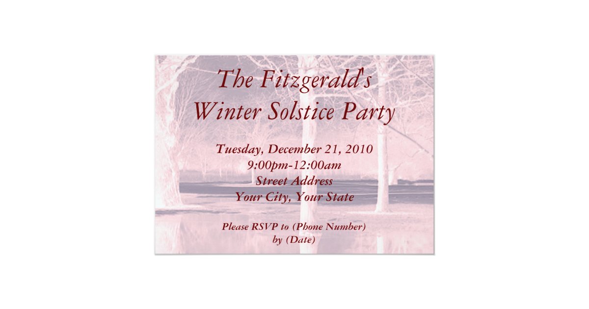 Winter Solstice Invitations 8