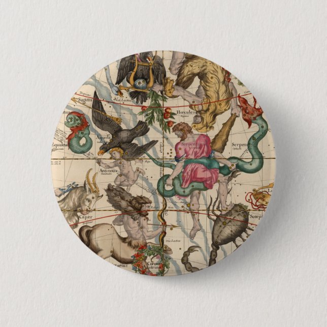 Winter Solstice Pinback Button (Front)