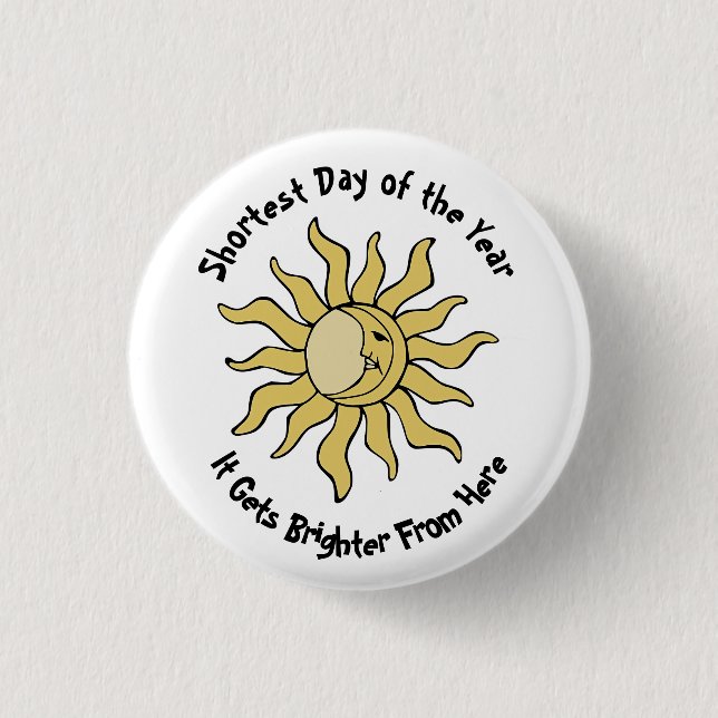 Winter Solstice Poem Button (Front)