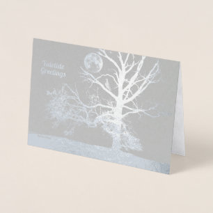 Winter Solstice: Prospect Park, NY--holiday Foil Card