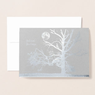 Winter Solstice: Prospect Park, NY--holiday Foil Card