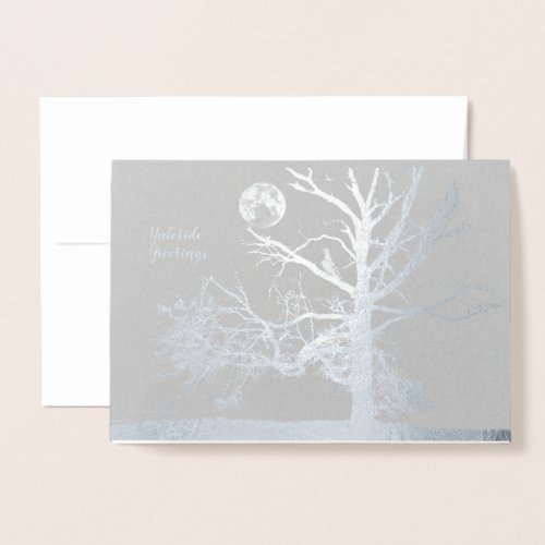 Winter Solstice  Prospect Park NY__holiday Foil Card