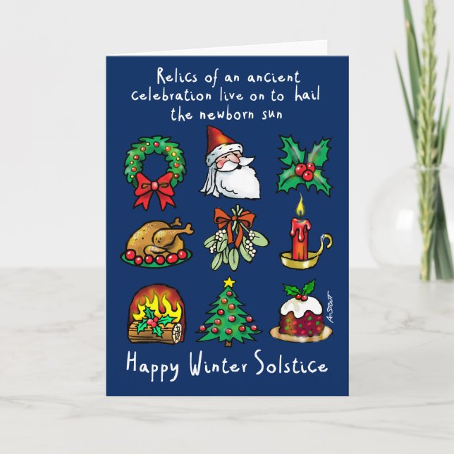 Winter Solstice Relics - Holiday Card (Front)