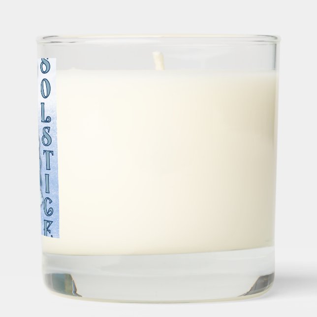 Winter Solstice Snow Leopard Scented Candle (Right)