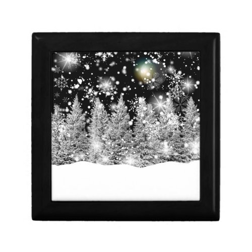 Winter Solstice Snowfall  Gift Box