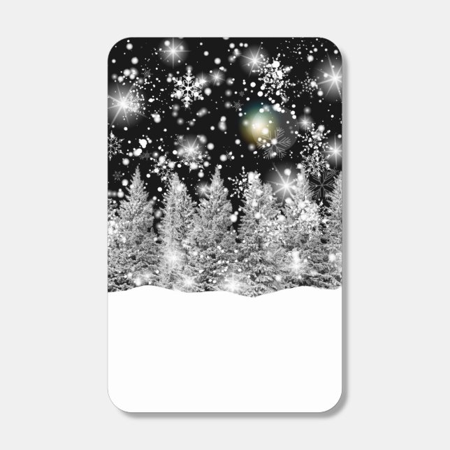 Winter Solstice Snowfall Matchboxes (Front)