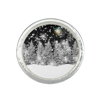 Winter Solstice Snowfall Ring