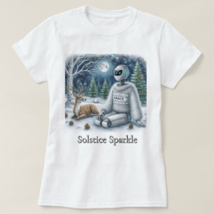 Winter Solstice Sparkle Deer Grace Being Grace T-Shirt