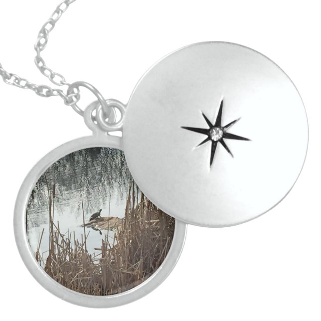 Winter Solstice Sterling Silver Necklace (Front)