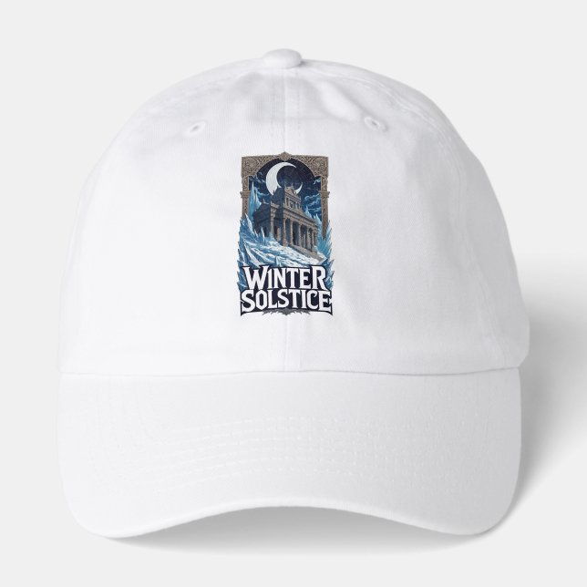Winter Solstice Temple T-Shirt Hat (Front)