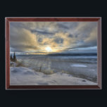 Winter Solstice Turnagain Arm Award Plaque<br><div class="desc">Decorated with an image of the ice-choked Turnagain Arm in Alaska on a very cold Winter Solstice Day. By Ted Raynor Turnagain Arm is a narrow, shallow, and muddy inlet that penetrates far into Southcentral Alaska from the Gulf of Alaska. It is one of two narrow branches of Cook Inlet,...</div>