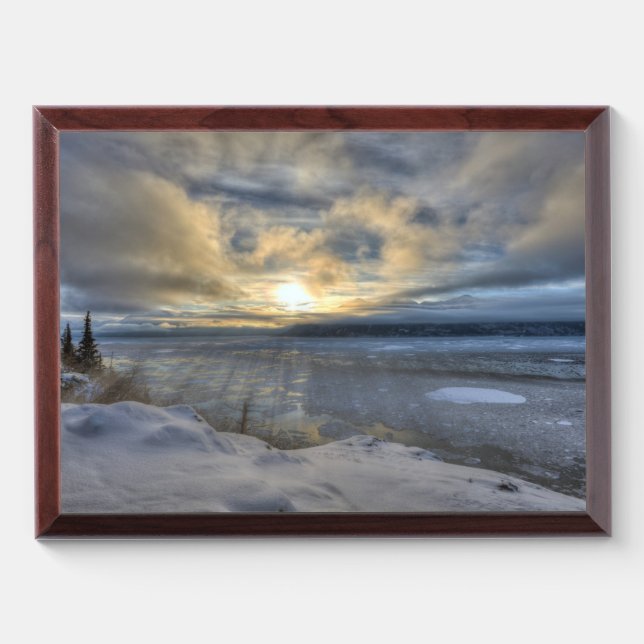 Winter Solstice Turnagain Arm Award Plaque (Horizontal)