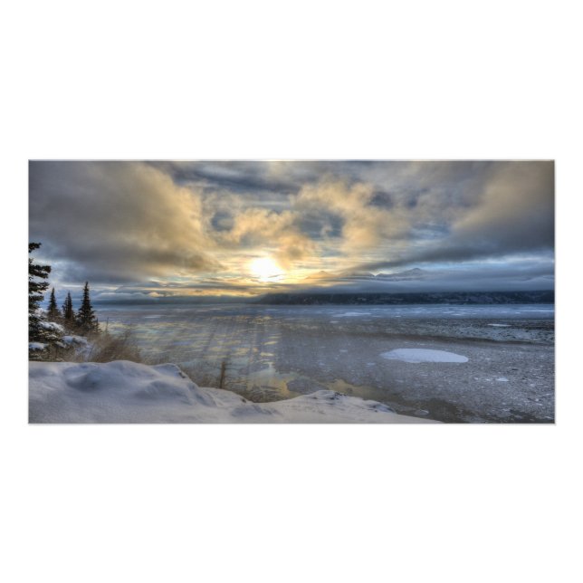 Winter Solstice Turnagain Arm Card (Front)