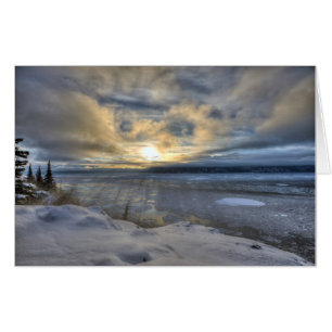 Winter Solstice Turnagain Arm Card