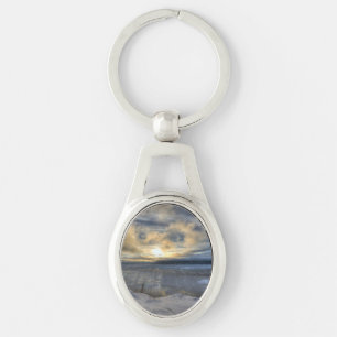 Winter Solstice Turnagain Arm.jpg Keychain