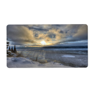 Winter Solstice Turnagain Arm Label