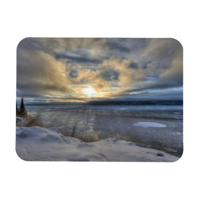 Winter Solstice Turnagain Arm Magnet (Horizontal)