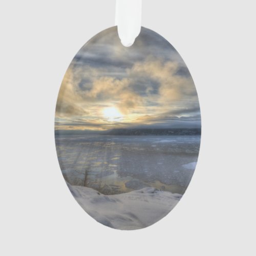 Winter Solstice Turnagain Arm Ornament