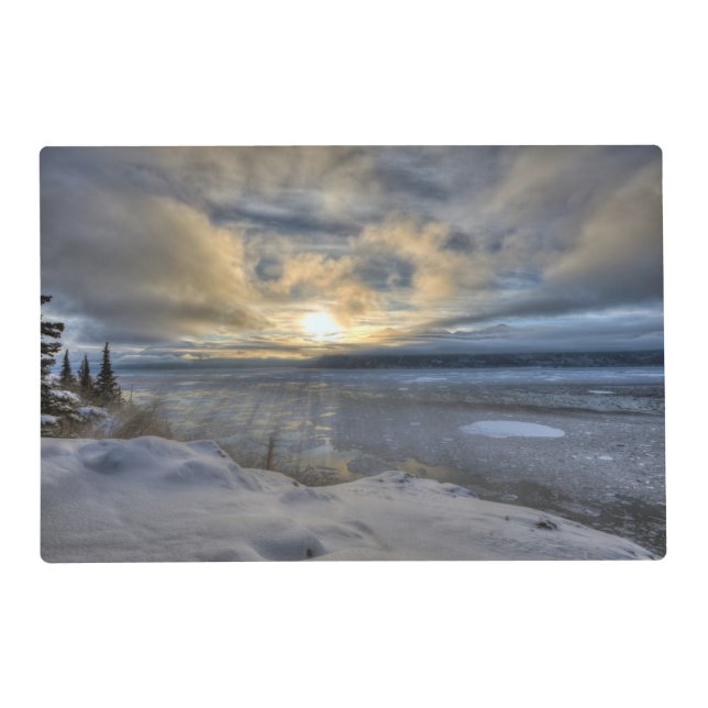 Winter Solstice Turnagain Arm Placemat (Front)