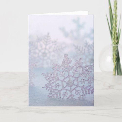 Winter Solstice Yuletide Greetings Christmas  H Holiday Card