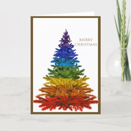 Winter Solstice Yuletide Greetings Christmas  H Holiday Card