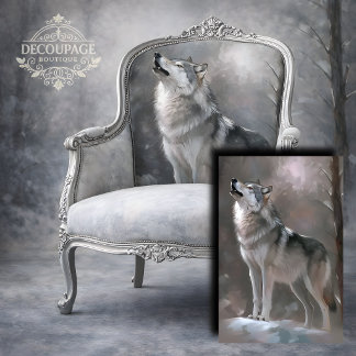 Winter Song Decoupage Tissue Paper