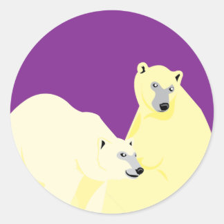 Winter Soul Purple Sticker