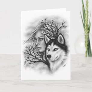 Winter Souls Greeting Card