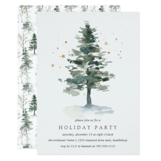 Winter Splendor | Holiday Party Invitation
