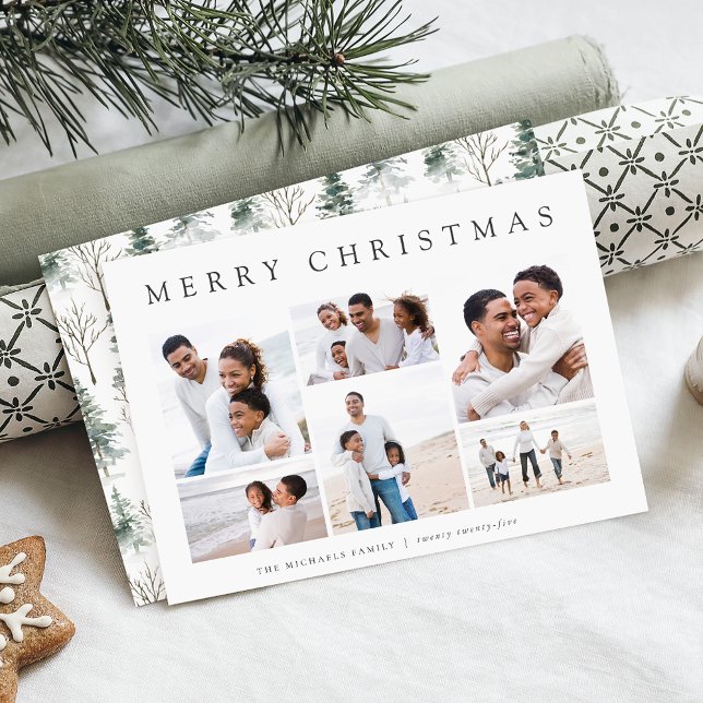 Winter Splendor | Holiday Photo Collage Card (Creator Uploaded)