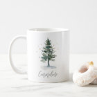 Winter Splendor Pine Tree Personalized Christmas