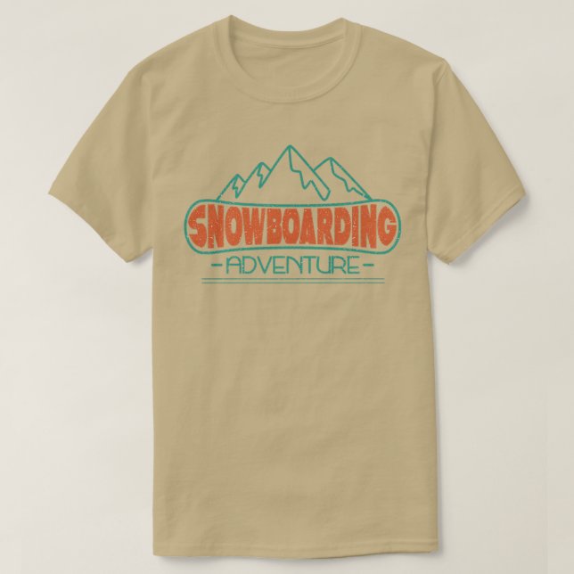 Winter Sport Snowboard Snowboarding  T-Shirt (Design Front)