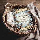 Winter Sports Baby Shower Invitation<br><div class="desc">A nostalgic winter design featuring classic hockey sticks,  skates,  and snow-dusted details set against a soft vintage rink backdrop. The warm retro tones and hand-painted textures create a cozy,  old-world feel — perfect for celebrating a little one’s arrival with a sporty,  timeless twist.</div>