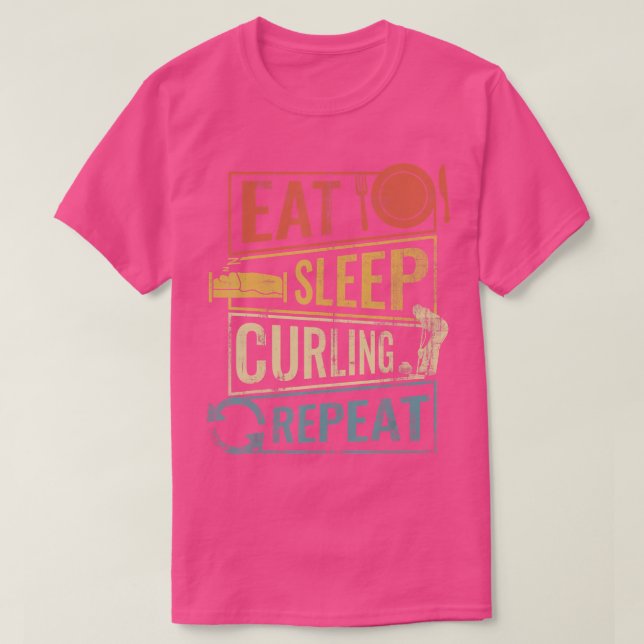 winter sports curling  T-Shirt (Design Front)