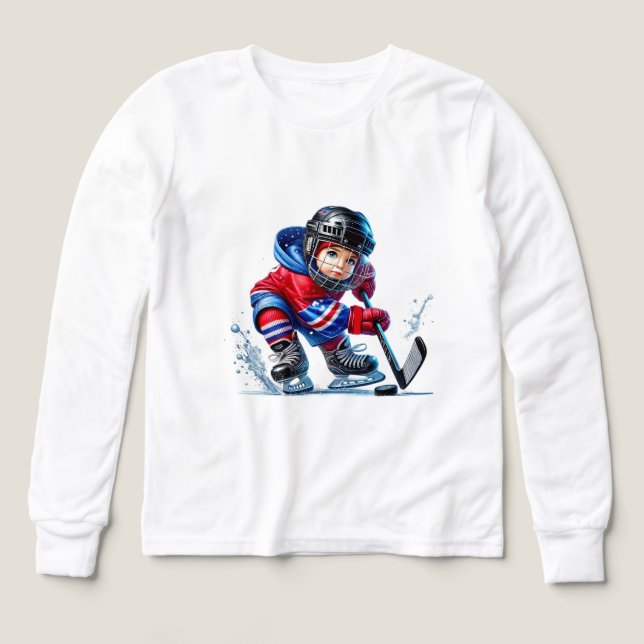 Winter Sports Kids  Tri-Blend Shirts (Design Front)