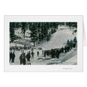 Winter Sports Scene at Charleston Mountain Cards