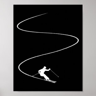 Winter Sports Ski Holidays - Ski Slope Skiing Skie Poster