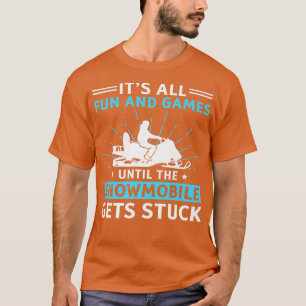Winter Sports Ski Mobile Motor Sled Snowmobile Pre T-Shirt